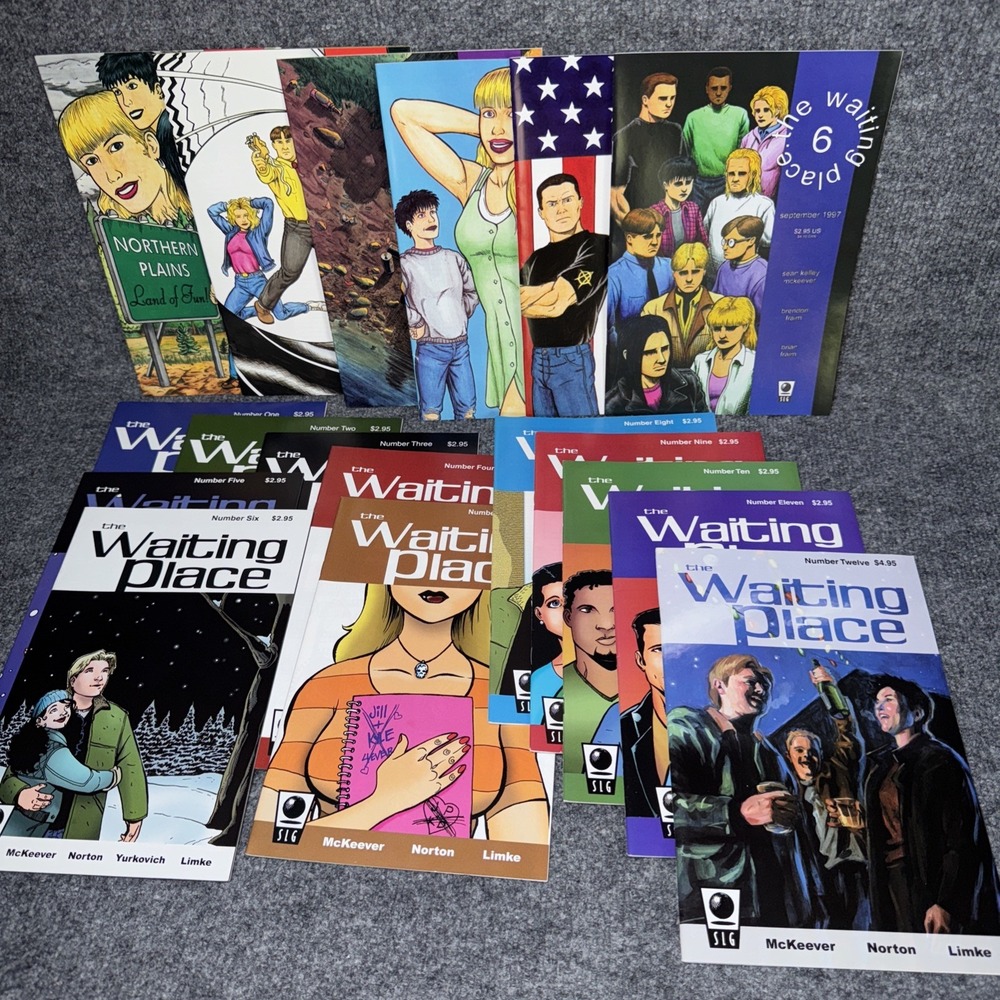 The Waiting Place Comic Lot Slave Labor 1997 Sean Kelley McKeever‎ Vol 1 &2 Set